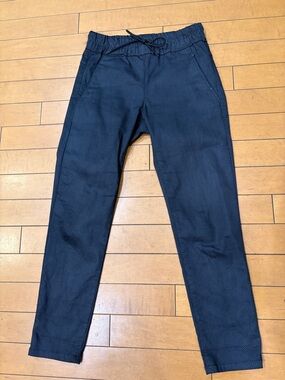 Flog black with gray/blue women’s drawstring pants size 26